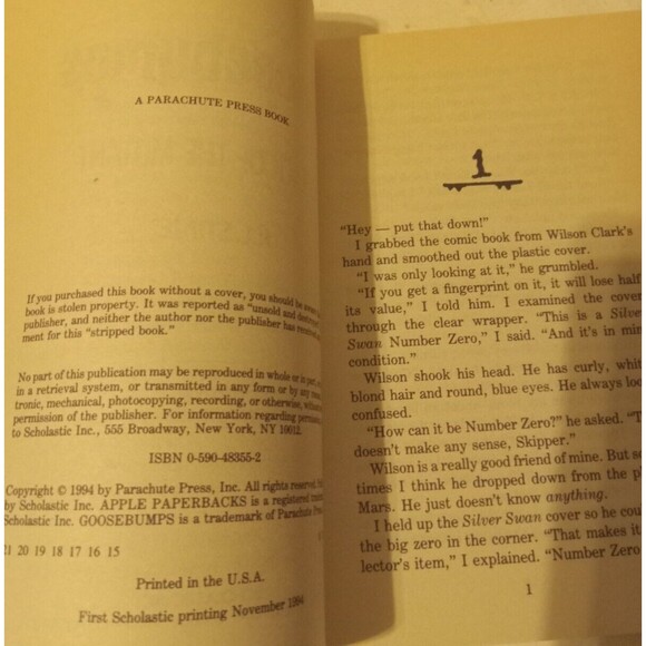 R.L. Stine's Goosebumps Book #25 Attack Of The Mutant Preowned - Picture 7 of 7